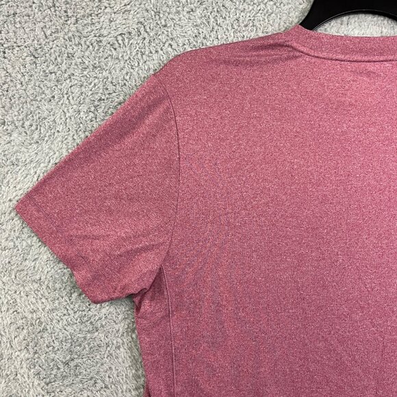 Untuckit T Shirt Mend Medium Light Red Performance Athletic Comfort Tee - Picture 9 of 16